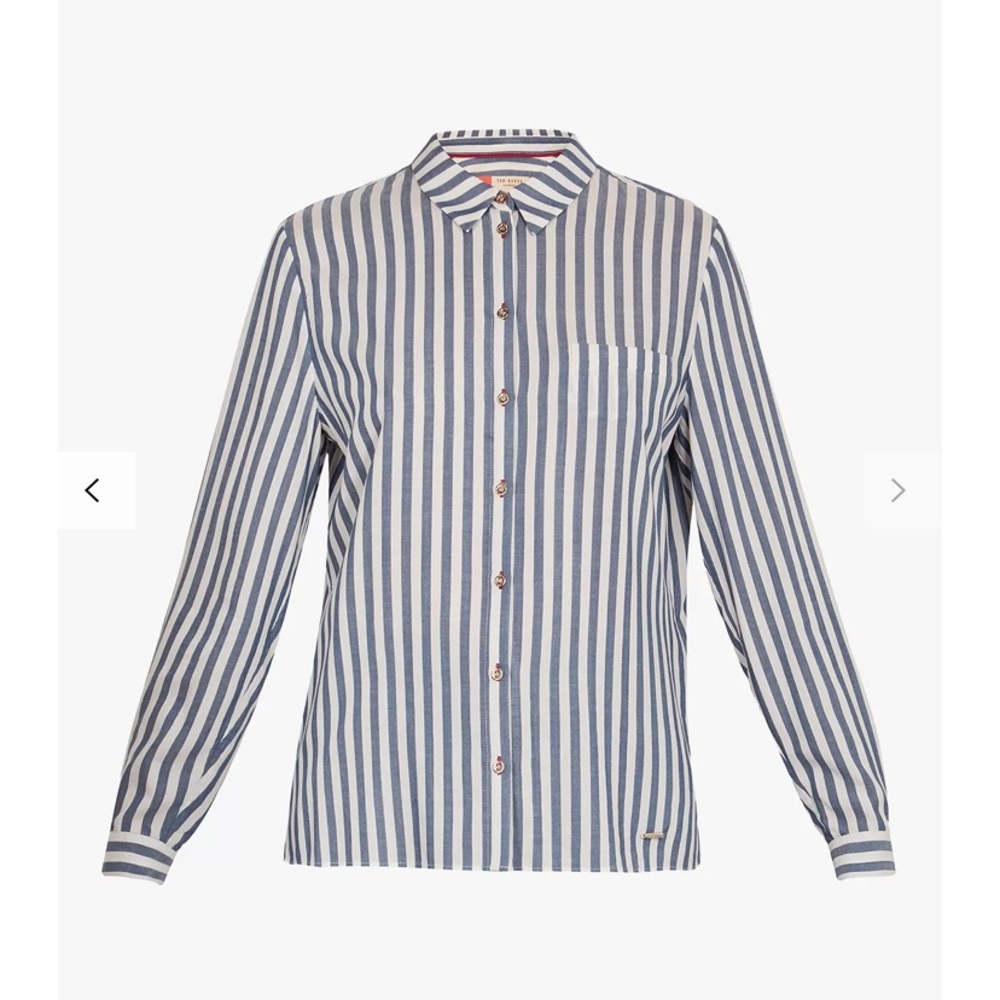 Ted Baker striped button up shirt